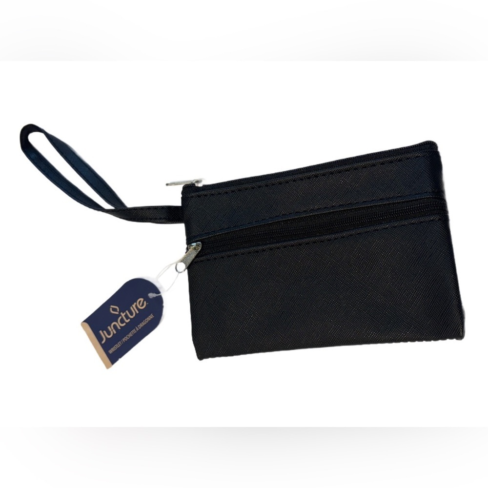 Juncture Small Black Wristlet
